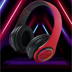 B39 Luminous Wireless Headset Game Call Folding Card Headset Bluetooth Headset